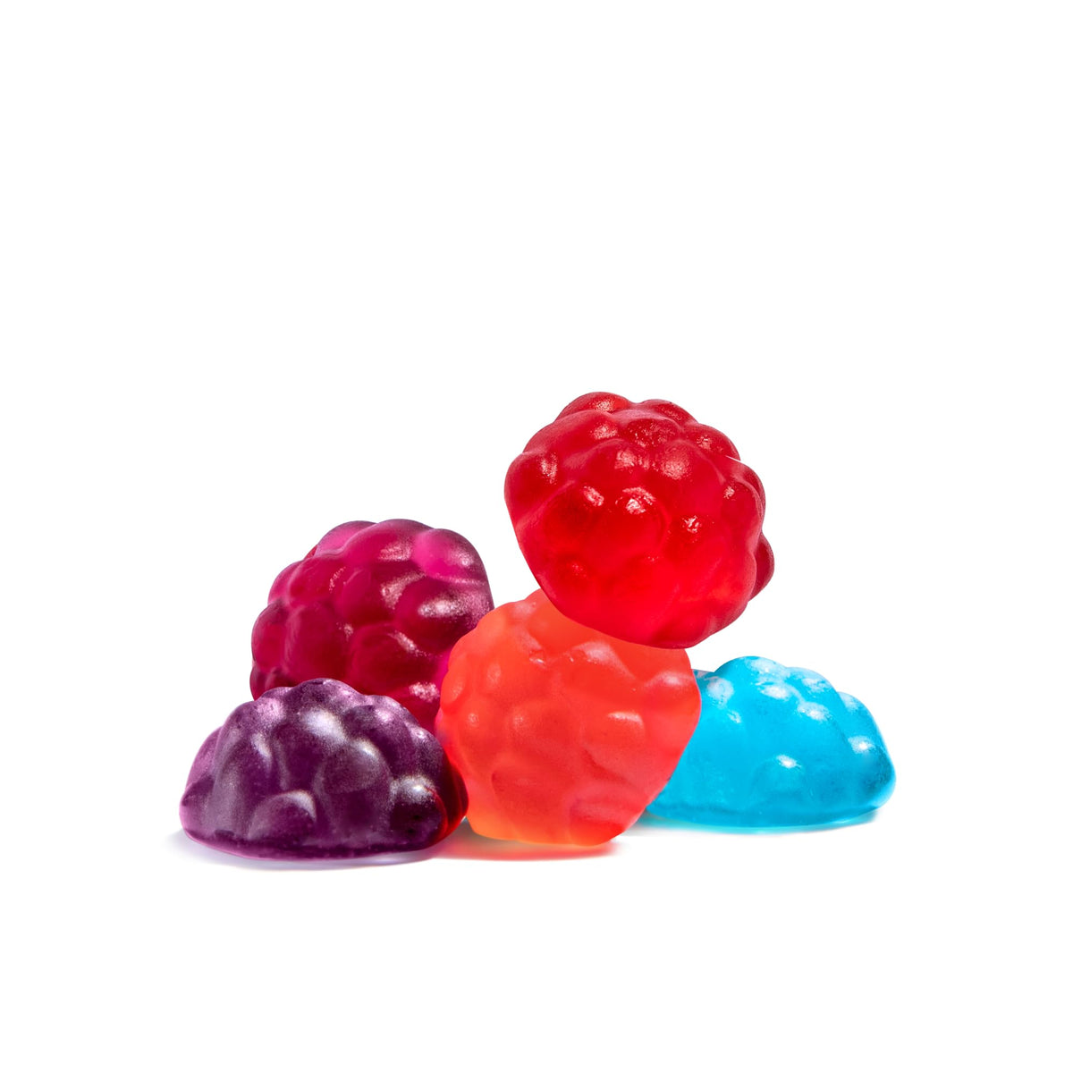 A 5 lb bulk bag of Albanese Gummi Berries for home and events.