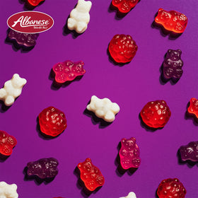 Albanese allergen-friendly gummies are dairy-free, gluten-free, peanut-free, and tree-nut-free.