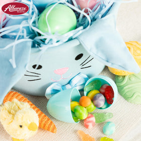 Albanese Eggstravagant Gummies lemon flavor adds tangy zest.