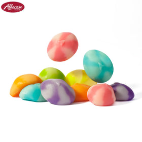 Albanese Eggstravagant Gummies soft chew texture ideal for snacking.