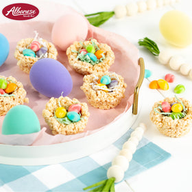 Albanese Eggstravagant Gummies 5lb bulk packaging ideal for parties.