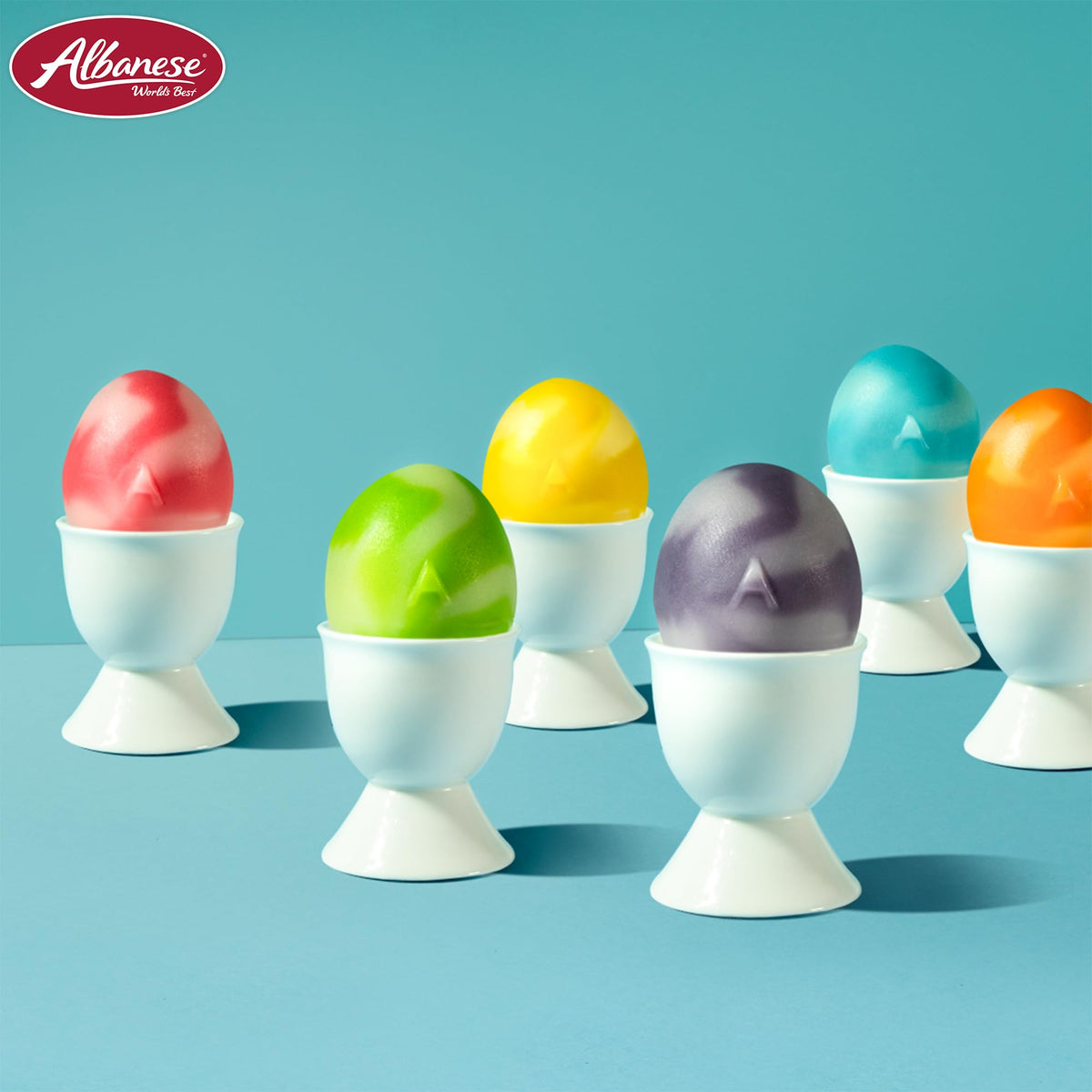 Albanese Eggstravagant Gummies watermelon flavor adds bright sweetness.