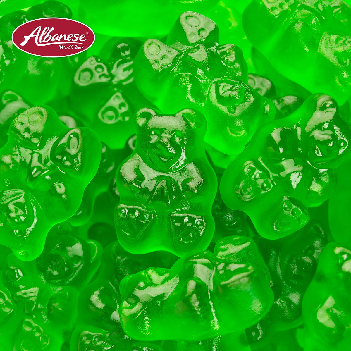Albanese Green Apple Gummi Bears ideal for parties and gifting