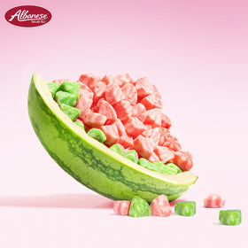 Albanese Watermelon Slices serving idea on a dessert board