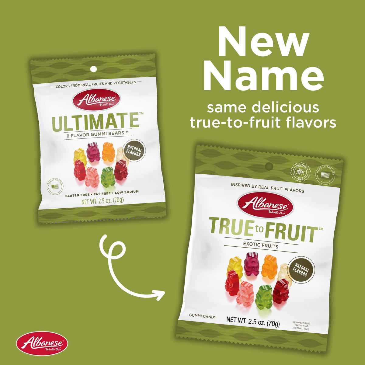 Albanese World’s Best Snack Pack shareable gummies ideal for gatherings and lunches.