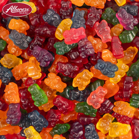 Albanese World's Best True to Fruit gummies concord grape, crowd-pleasing snack option.