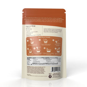 Albasa Ogbono Soup Mix ingredients display authentic ogbono, crayfish, and spices