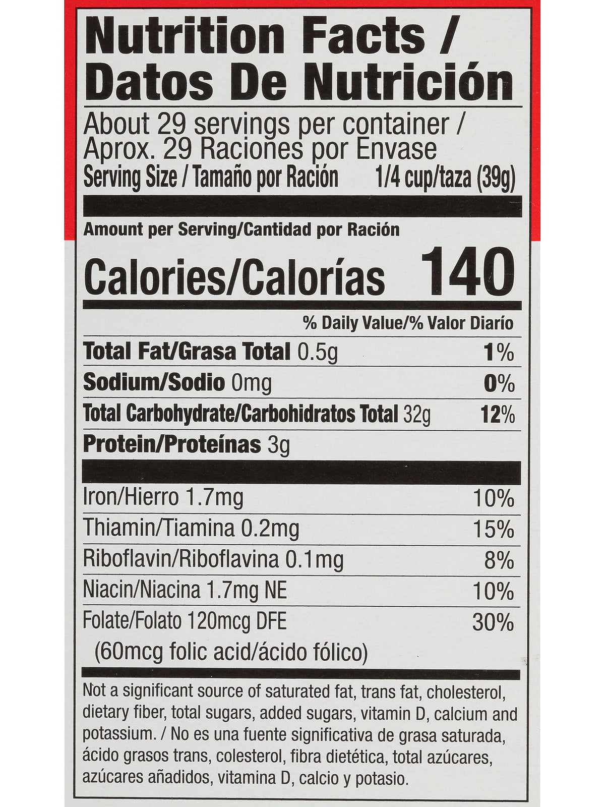 Albers 40 oz box features long shelf life for pantry readiness.