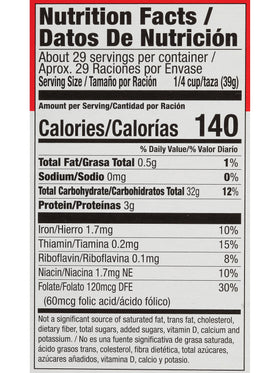 Albers 40 oz box features long shelf life for pantry readiness.