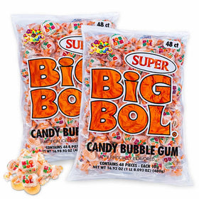 Albert's Candy Super BIG BOL bubble gum 10 g piece ready for party favors.