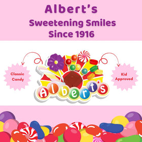 Albert's oversized bubble gum balls deliver bold flavor and bigger bubbles.
