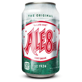 Ale-8-One bottle close-up highlighting classic taste and original branding.