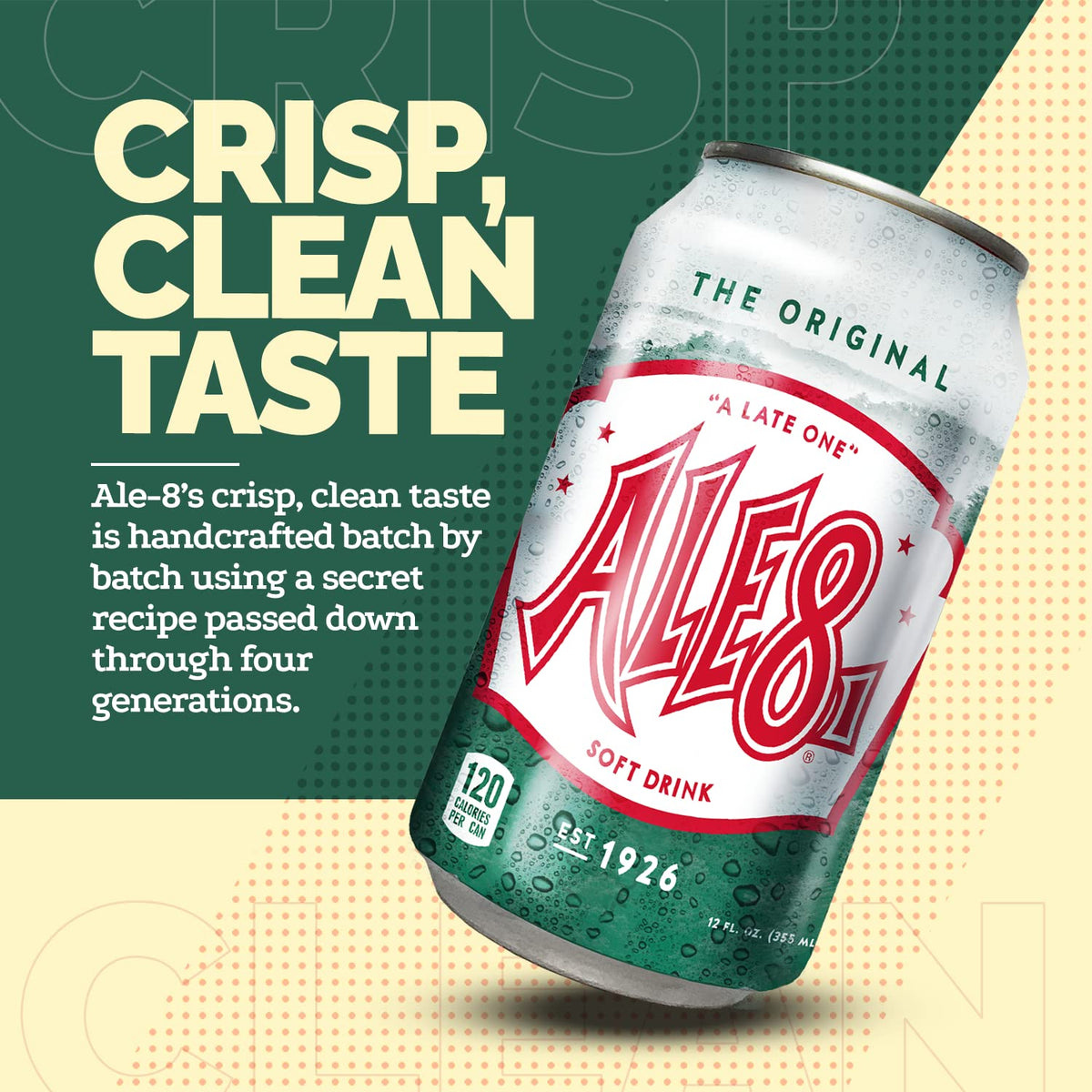 Ale-8-One can being used as a cocktail mixer for flavor boost.