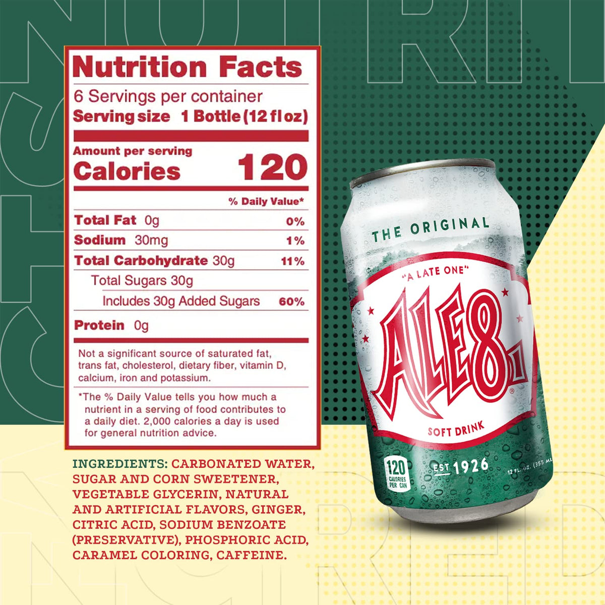 Ale-8-One handwritten notes reflect heritage and quality.