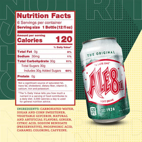 Ale-8-One handwritten notes reflect heritage and quality.