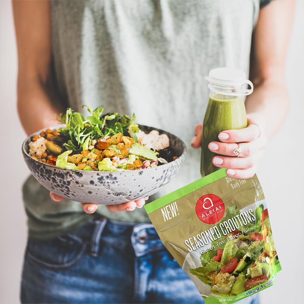 Aleia’s best croutons offer flavorful crunch with no common allergens.