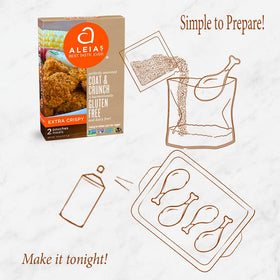 Dairy-free, kosher breading from Aleia’s for versatile meal prep