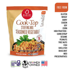 Two-pack gluten-free stuffing offers convenience and value.