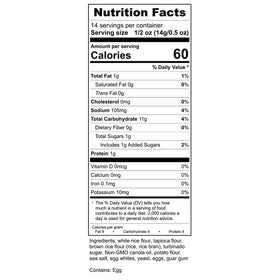 Aleia's gluten-free facility ensures allergen control and dairy-free production.