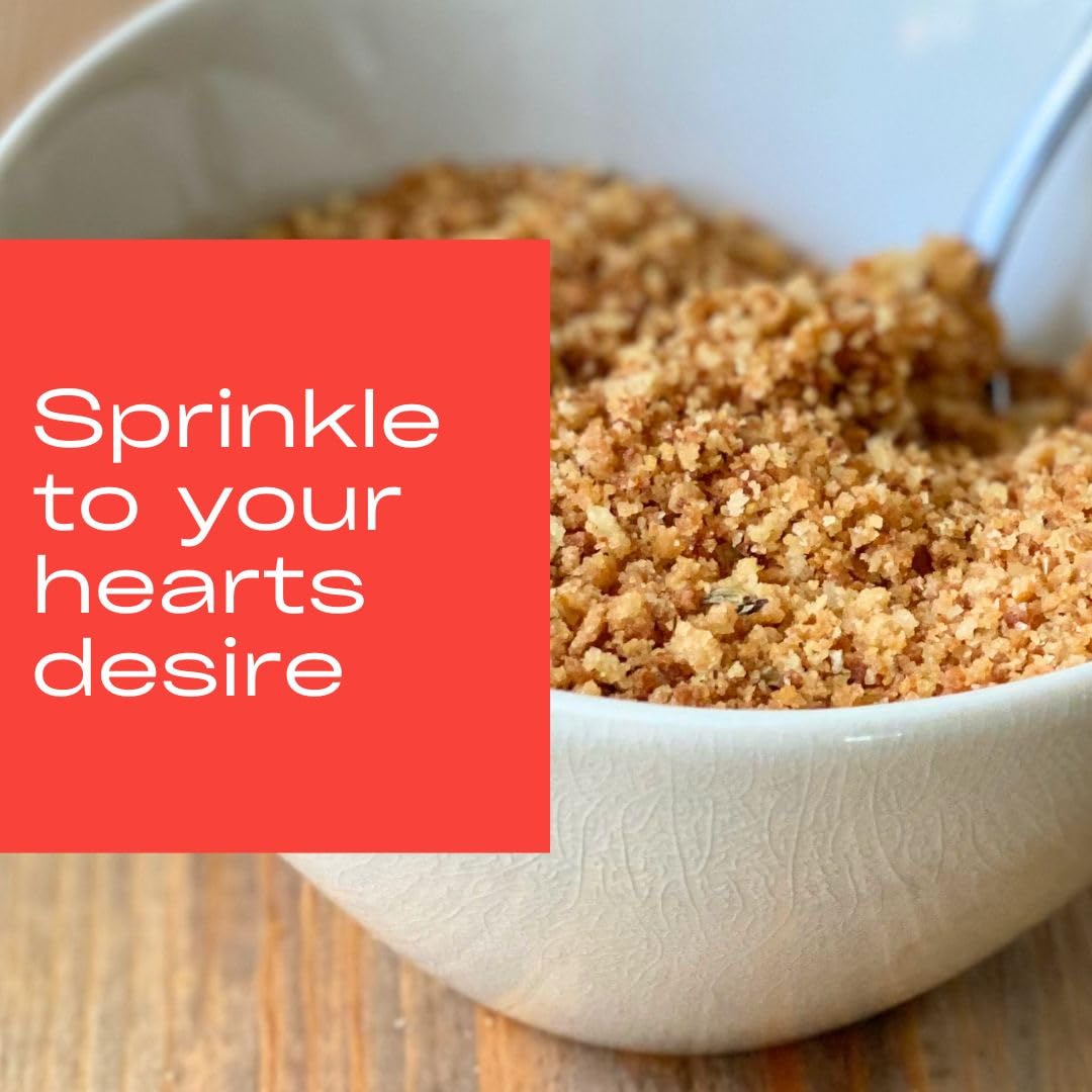USA-made and women-owned Aleia’s Panko branding indicating craft quality.