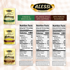 Alessi Autentico Arborio Rice grain closeup highlights premium texture