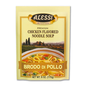 Alessi Autentico Chicken Noodle pack front view, ideal for quick meals.