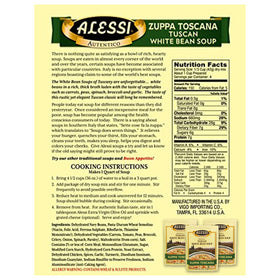Alessi Autentico Lentil soup rich legumes in a convenient 6oz cup