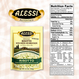 Alessi Autentico Arborio rice from Italy for authentic texture and aroma