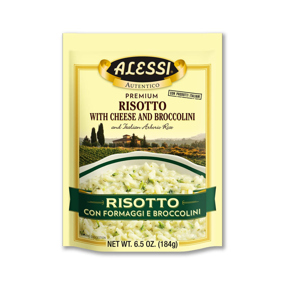 Alessi Autentico risotto with cheese and broccoli, ready in minutes