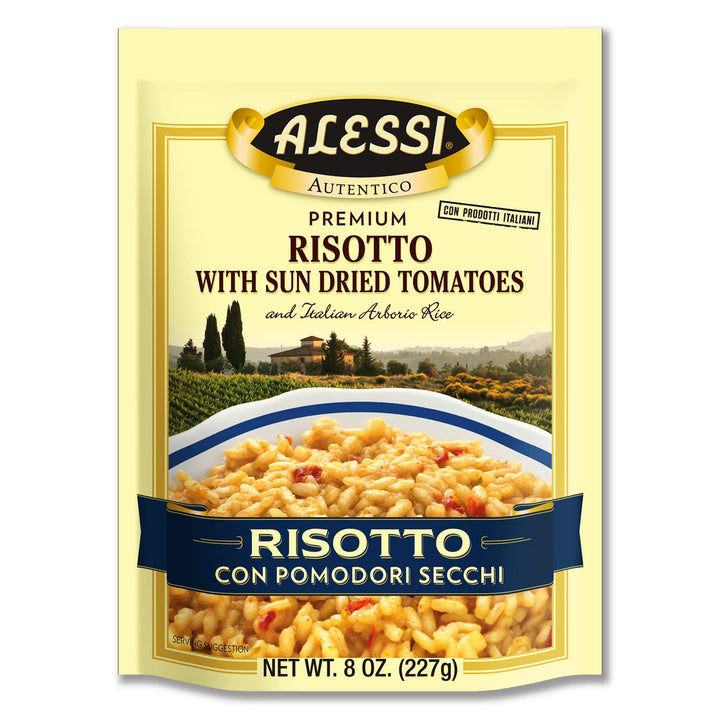 Alessi Autentico sun-dried tomato risotto bowl, quick-prep flavor in a single dish