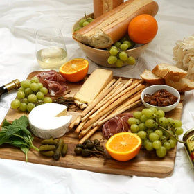 Alessi olive oil-infused breadsticks, simple ingredients for a lighter snack.