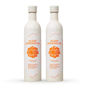 Algae Cooking Club Chef-Grade Algae Oil bottle front for everyday meals.