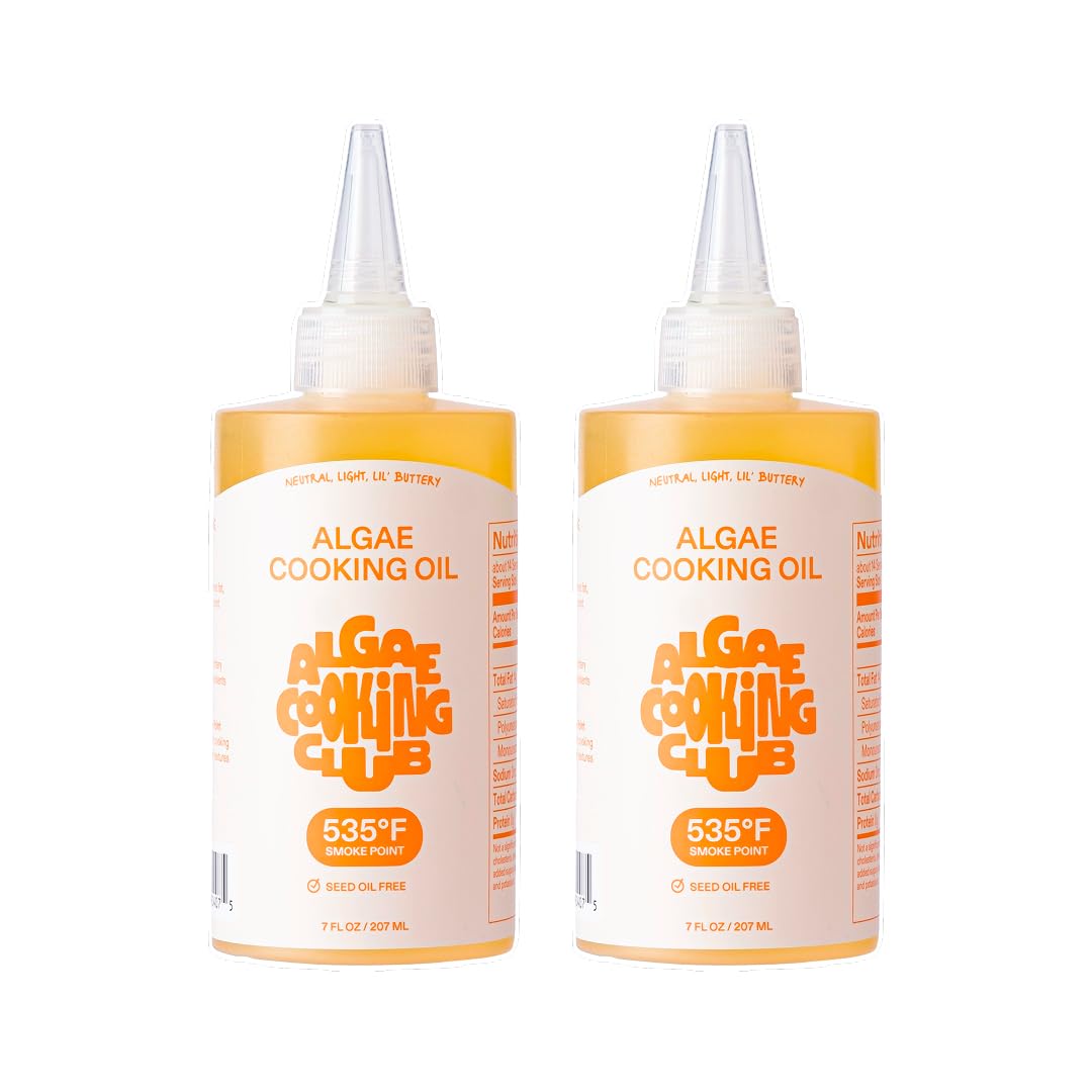 Algae Cooking Club chef-grade algae oil bottle pour for high heat