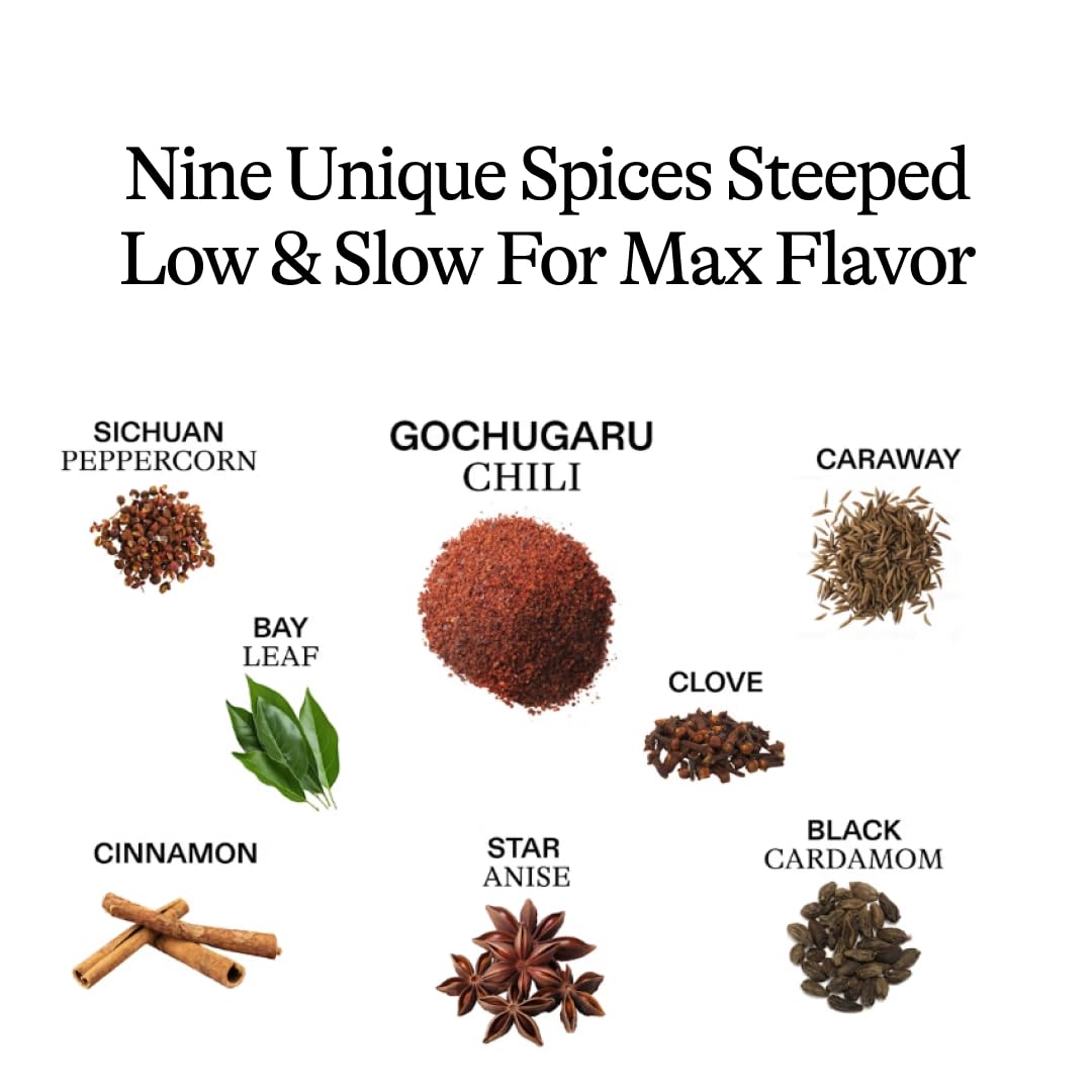 Algae Cooking Club Gochugaru Chili Oil drizzle on pizza elevates crust flavor.
