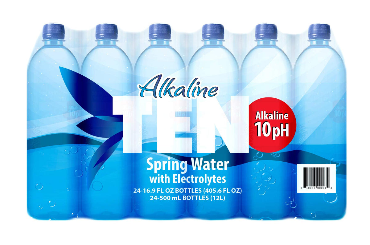 Alkalife TEN pH10 bottle close-up for premium hydration