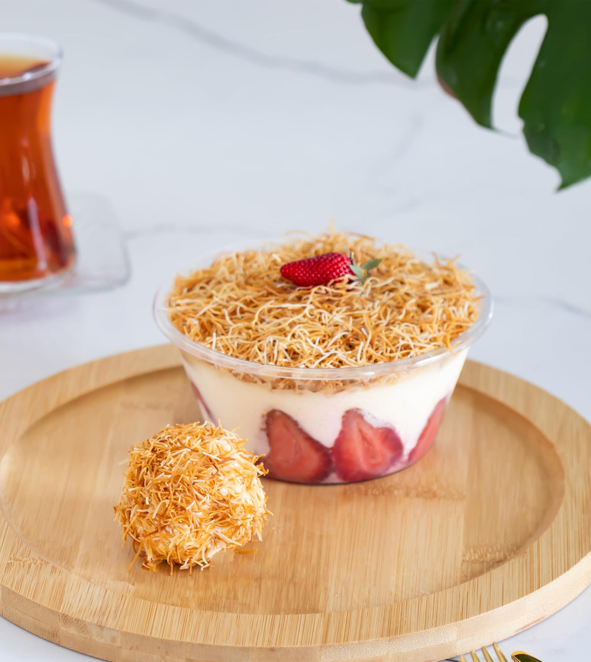 Alkis Kataifi knafeh-ready dough—use straight from packaging.