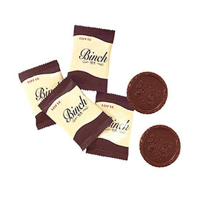 All About Living Lotte Binch close-up of half chocolate half cracker, great for a quick treat.