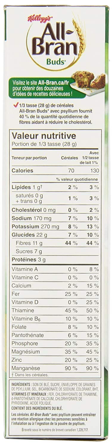 All-Bran Buds cereal topping over salad for added crunch and fiber