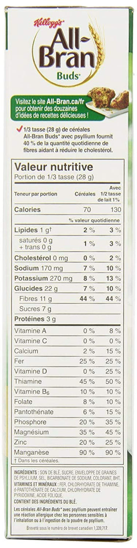 All-Bran Buds cereal topping over salad for added crunch and fiber
