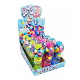 All City Candy Kidsmania Dubble Bubble dispenser with spiral mechanism for interactive fun.