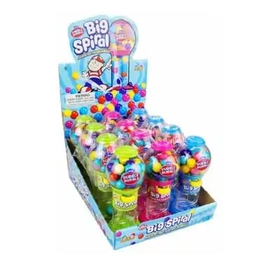 All City Candy Kidsmania Dubble Bubble dispenser with spiral mechanism for interactive fun.