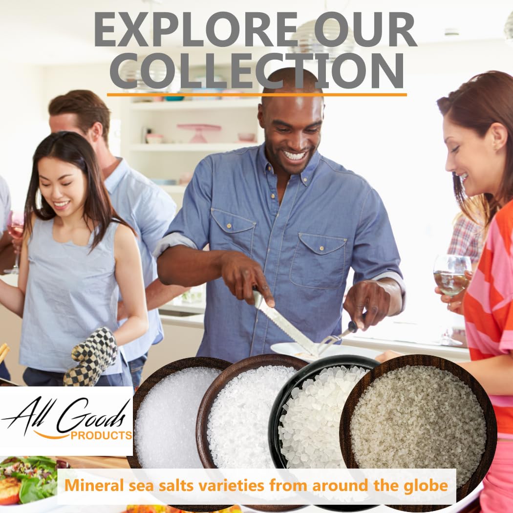 All Goods counter-top display shows ready-to-use salt for quick seasoning
