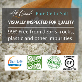 All Goods Mineral Grey Salt kitchen-use ready for controlled seasoning.