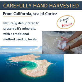 All Goods Mineral sea salt coarse crystals close-up shows natural texture for gourmet finishing