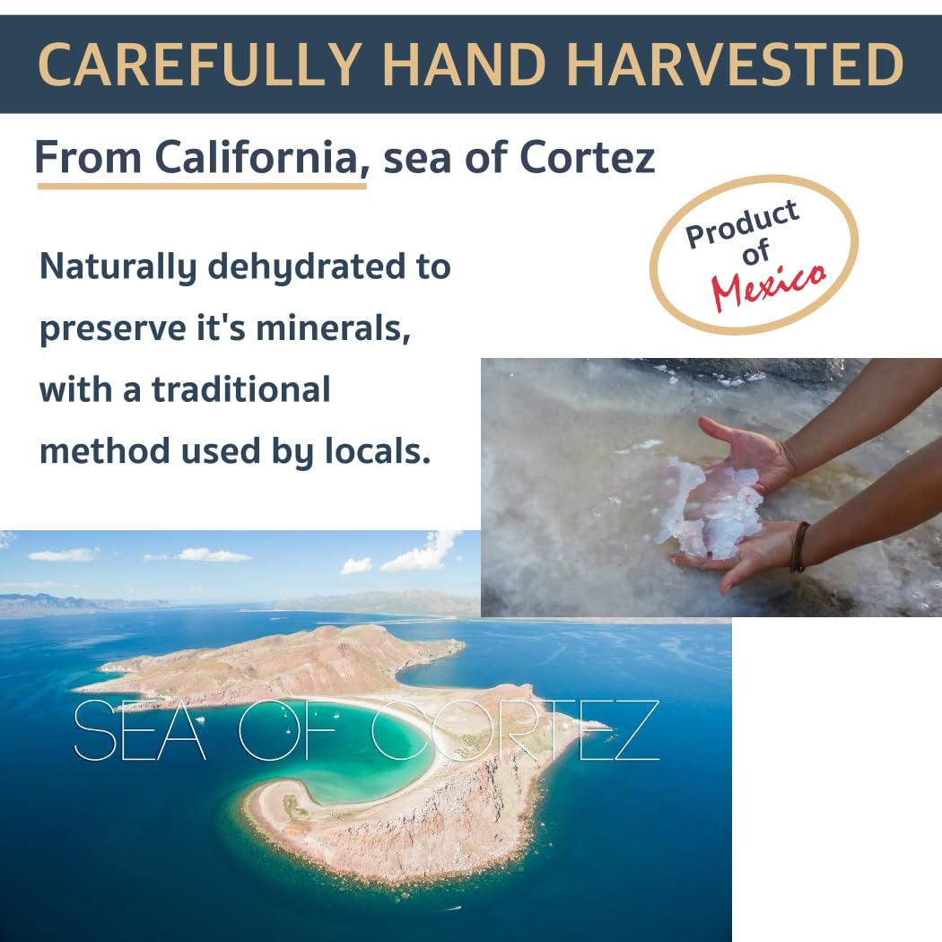 All Goods Sea Salt crystals close-up highlighting mineral-rich texture and flavor potential.