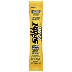All Sport hydration stick dissolving in water for quick electrolyte refreshment