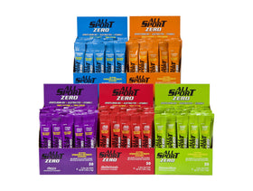 All Sport Powder Hydration Sticks poured into water bottle for fast, zero-calorie hydration.