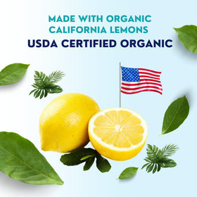 ALLBIO Lemon Juice Sticks pour into glass, brighten water or tea with fresh citrus