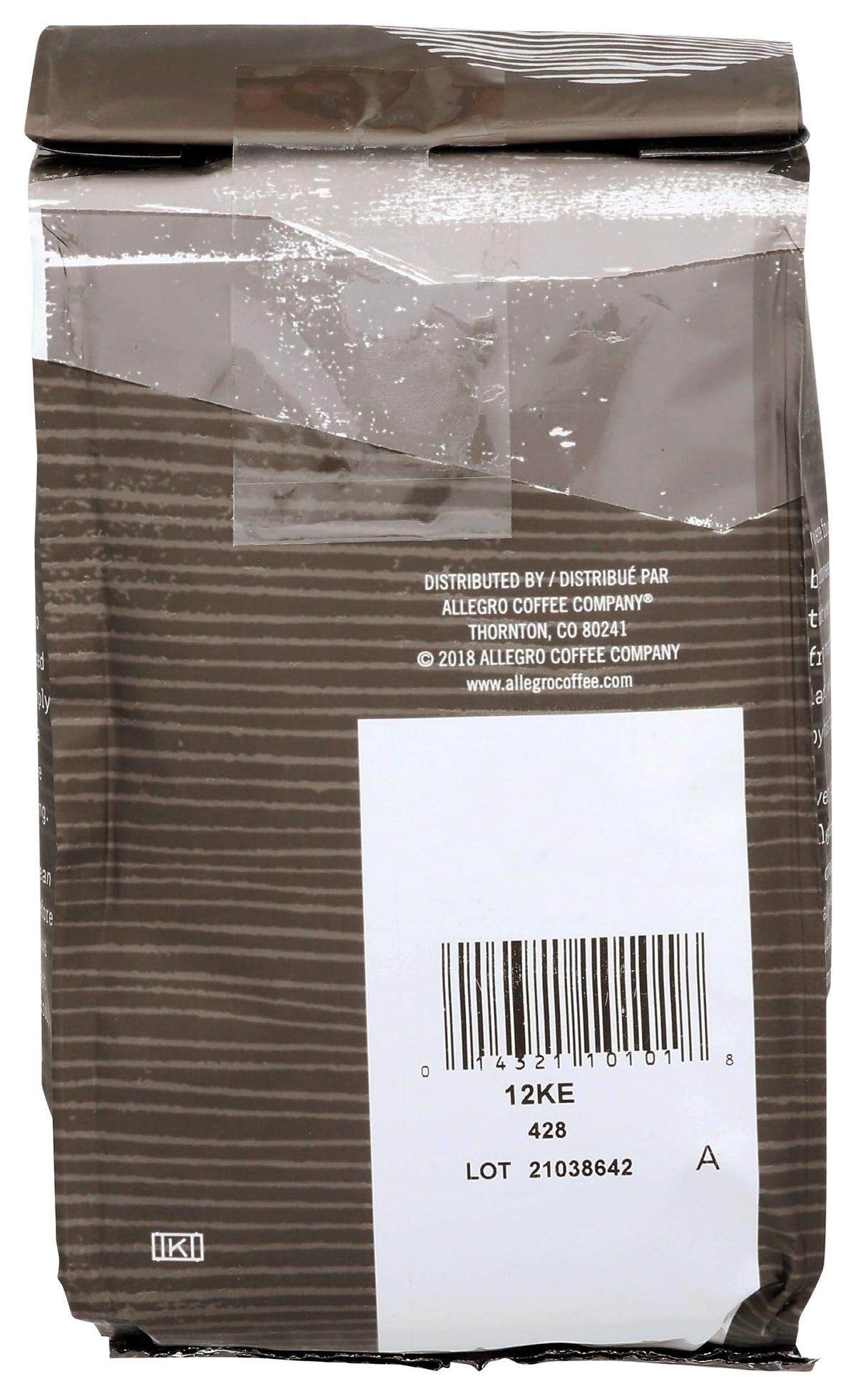 Allegro Coffee Kenya Grand Cru pack shot showing premium beans for fresh, aromatic coffee.