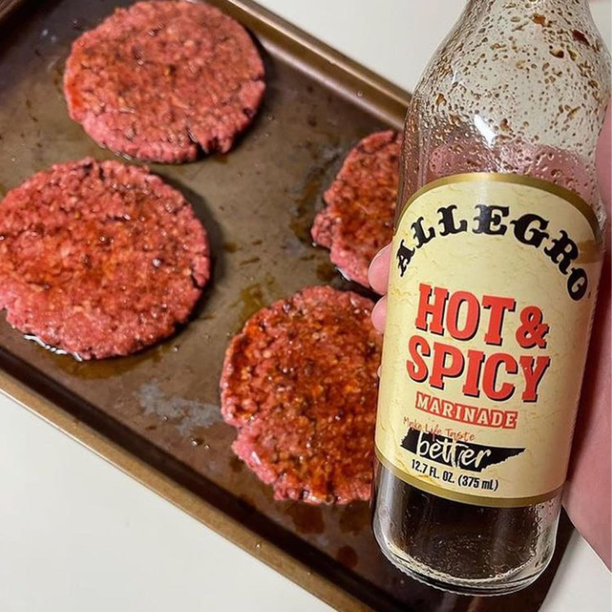 Allegro hot-spicy marinade seafood dish with bold spice profile.